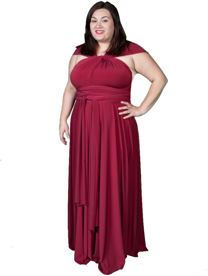Plus Size Convertible Dress (700x1000), Png Download
