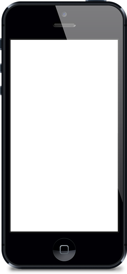 Iphone 5 Clipart (440x945), Png Download