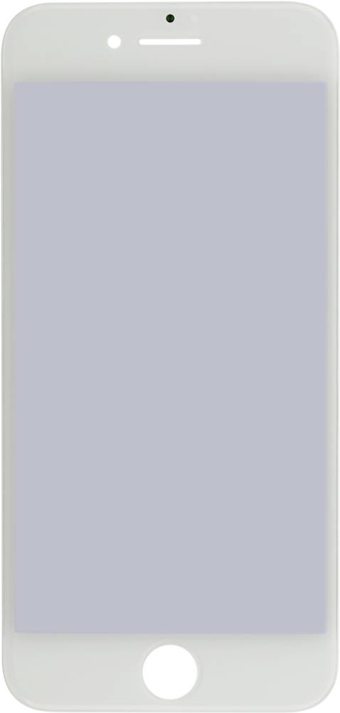 Iphone 7 White Glass Lens Screen, Frame, Oca And Polarizer - Iphone (1200x1200), Png Download