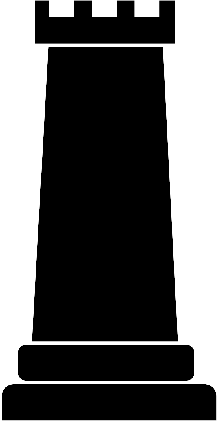 This Free Icons Png Design Of Rook Chess Piece (3394x2400), Png Download