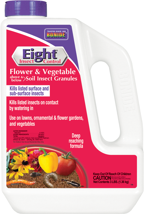 Eight® Garden Granules - Bonide 945 Rose Insecticide, 5-pound, 5 Lb, 8-12-4, (607x900), Png Download