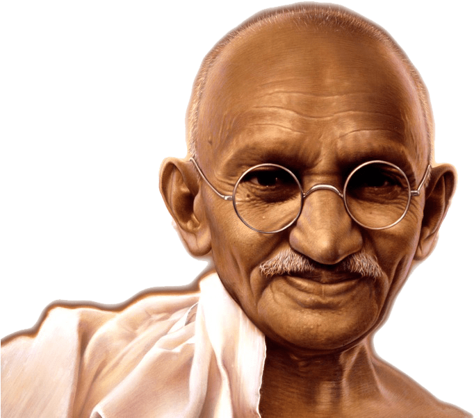 Mahatma Gandhi Download Png - Mahatma Gandhi Png (724x605), Png Download