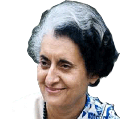 Indira Gandhi (450x428), Png Download