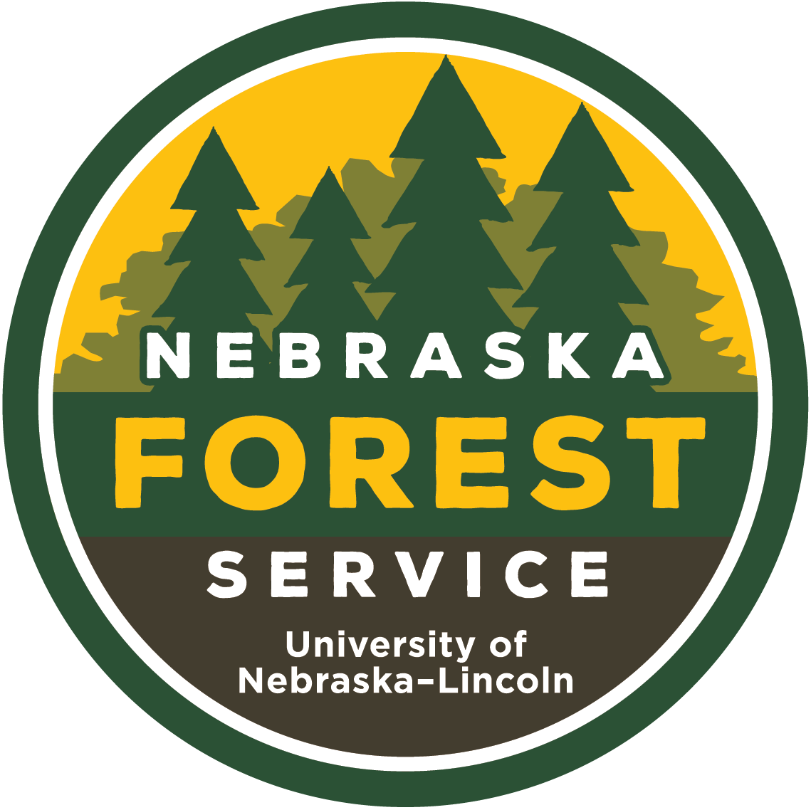 Nfs Logo/brand - Nebraska Forest Service (1139x1138), Png Download