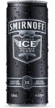Smirnoff Ice Double Black - Smirnoff Double Black Can (466x681), Png Download