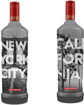 Smirnoff Local Bottles Feature - Smirnoff California (640x415), Png Download