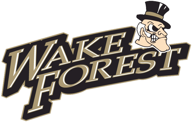 Wake Forest - Wake Forest Ncaa Logo (656x416), Png Download