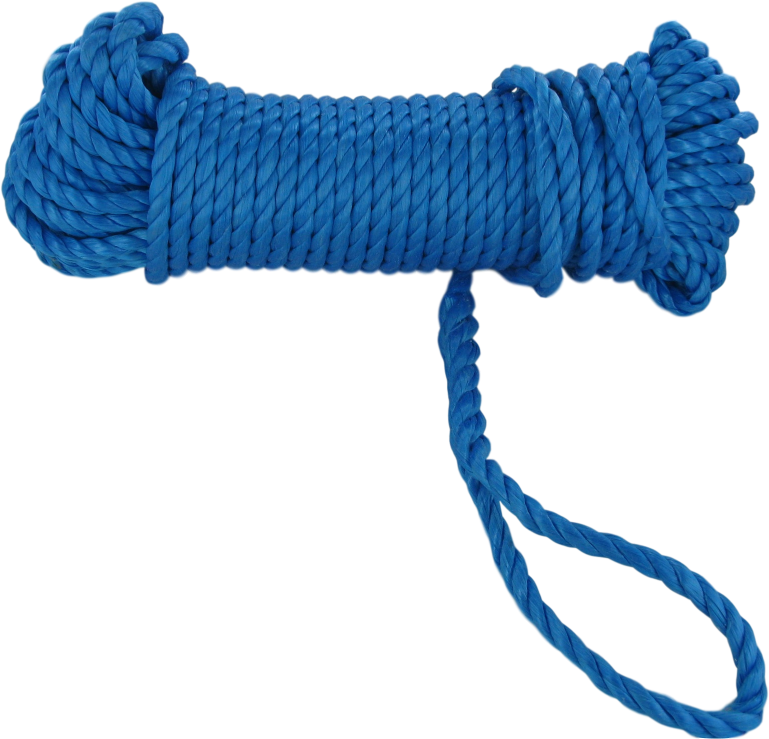 Blue Split Film Polypropylene Rope - Rope (2732x1535), Png Download