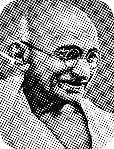 How To Set Use Gandhi Image Clipart - Mahatma Gandhi Quote About Customer (456x595), Png Download