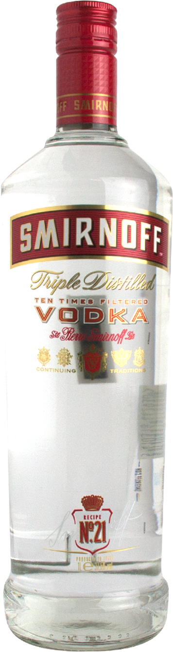 Smirnoff Red 1l - Smirnoff (1500x1500), Png Download