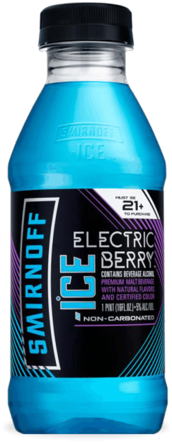 Smirnoff Ice Electric Berry - Smirnoff Ice Electric Blue (285x800), Png Download