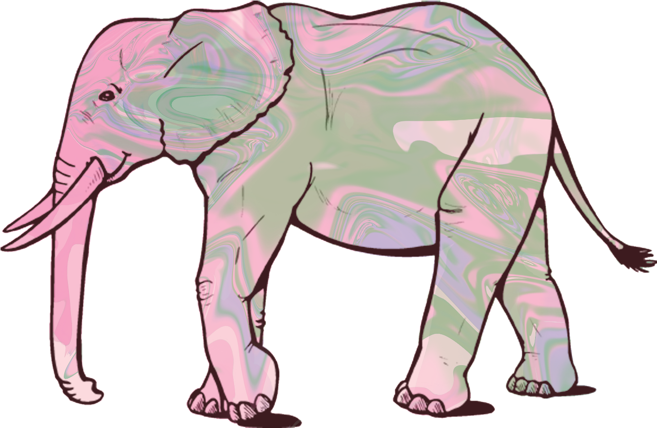 Big Elephants Coloring Pages (1280x1024), Png Download