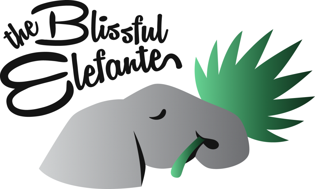 The Blissful Elefante Logo - Hands Off My Stache Vinyl Lettering Glossy Decals Sticker, (1024x615), Png Download
