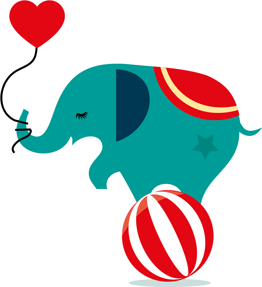 Coleção Circo - Elefante Malabarista - Malabarista De Circo Png (1822x1140), Png Download