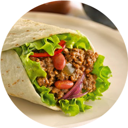 Burrito - Burritos De Carne Receta (490x490), Png Download