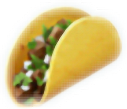 Taco Sticker - Emoji (412x356), Png Download