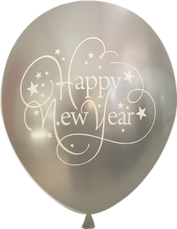 Balloons 12 Inch Happy New Year 15 Pack Metallic Colors - Happy New Year Jaanu (800x800), Png Download