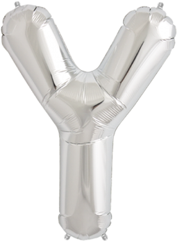 34 Silver Letter Y Foil Balloon - Balloon Letter Y (350x350), Png Download