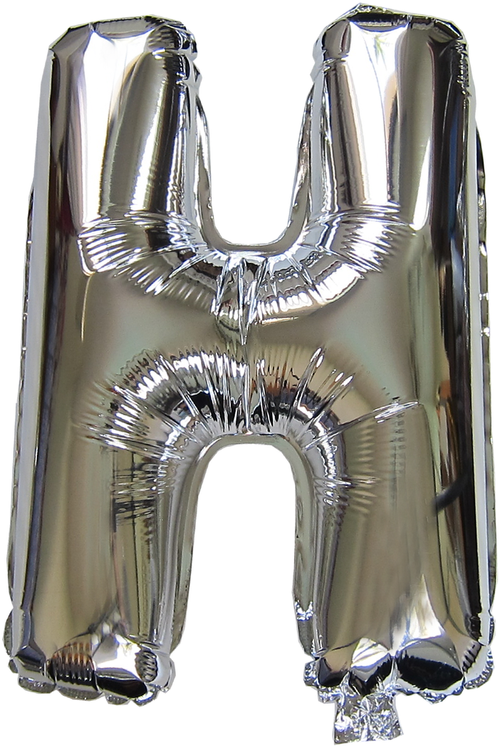 40“ Silver Letter Helium Foil Balloon - Mylar Balloon (1000x1000), Png Download