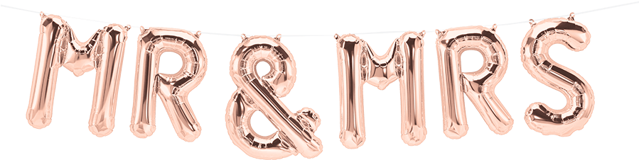 Mr And Mrs Balloon (898x638), Png Download