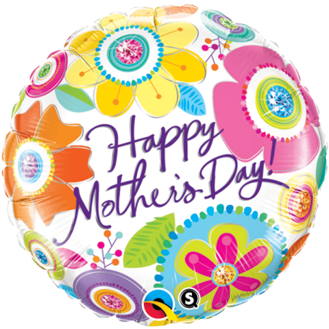 Mothers Day Balloon Bouquets - Happy Mom's Day Mylar Balloon (480x480), Png Download