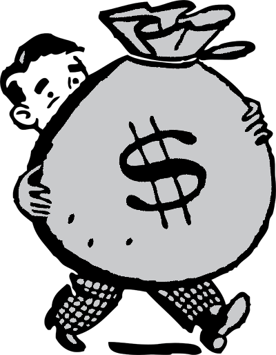 Download Previous Image - Cartoon Man Holding Money PNG Image with No  Background 