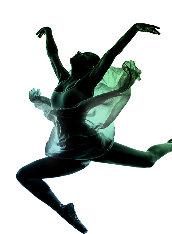 Exceptional Solutions For Performance Spaces - Silhouette Ballerina (550x788), Png Download