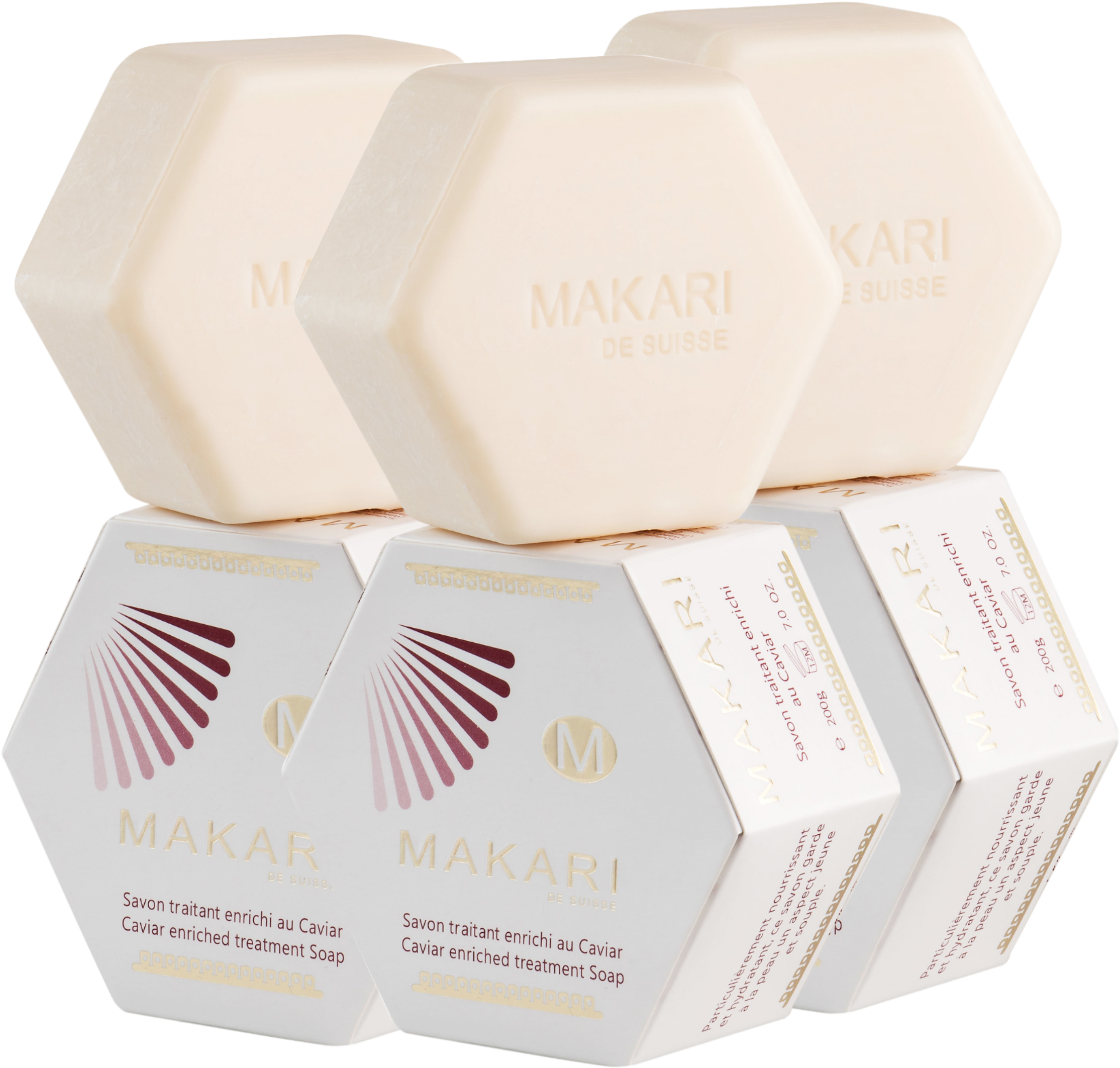 Best Moisturizing Bar Soap For Dry Skin - Makari De Suisse Caviar Enriched Soap Special (2295x2295), Png Download
