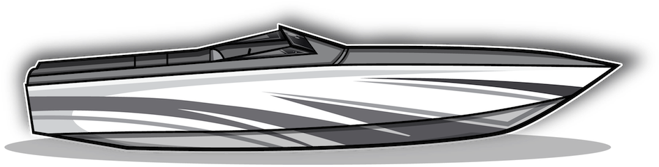 Speed Boat - Boat (960x250), Png Download
