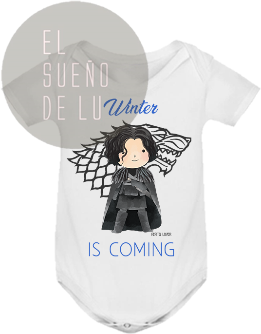 Body Unisex John Snow - Winter Is Coming Throw Blanket (595x822), Png Download