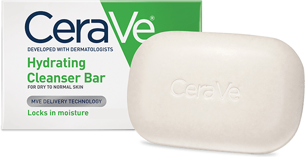Cerave Hydrating Cleanser Bar (625x625), Png Download
