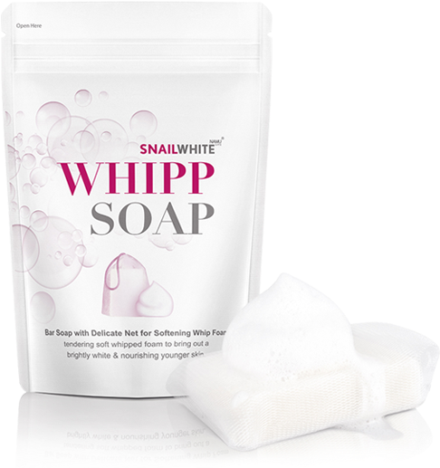 Sunflower Oil Concentrate And Balloon Vine Extract - Snail White Whipp Bar Soap With Delicate Net For Softening (549x665), Png Download