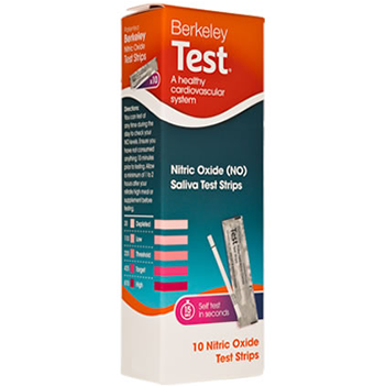 Nitric Oxide Saliva Test Strips - Berkeley Life Test Strips, 10 Ct (350x450), Png Download
