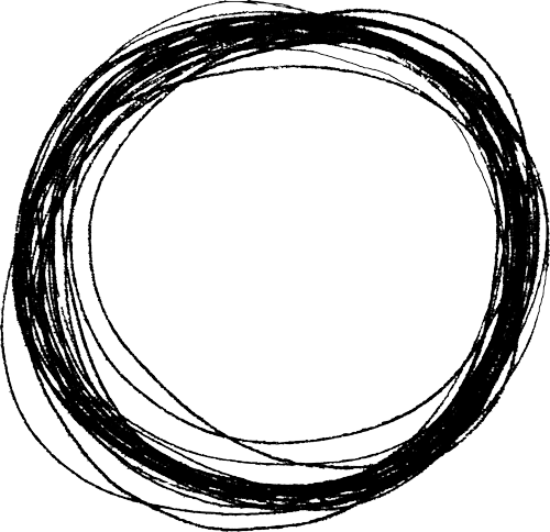 Scribble Circle - Scribble Circle Transparent Background (500x484), Png Download