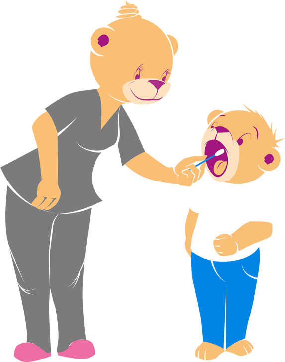 Saliva Test Toothbeary Richmond - Toothbeary - My Child's Dentist (800x747), Png Download