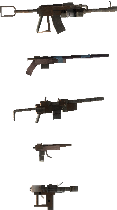 Nail Gun - Assault Rifle (470x737), Png Download