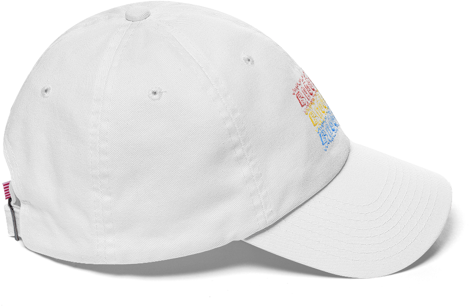 Brooklyn Scribble Dad Hat - Hat (1000x1000), Png Download