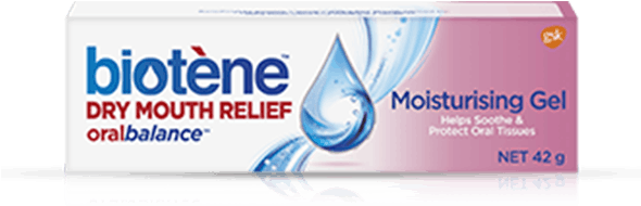 Biotene Dry Mouth Relief Moisturising Gel - Biotene Dry Mouth Oral Rinse, Fresh Mint 8 Oz (589x240), Png Download