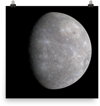 Planet Mercury Poster - Planet (500x500), Png Download