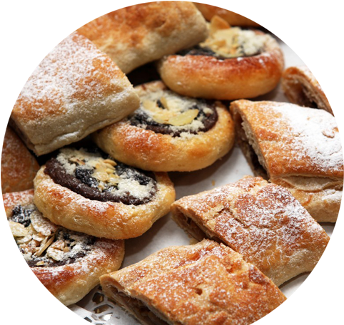 Variety Of Pastries - Cozy Corner Bake Shoppe (505x505), Png Download