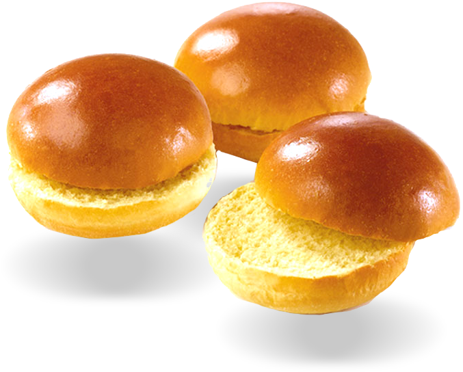 Pretzel Hamburger Buns - Le Chef Patisserie Brioche Hamburger Buns, 11 Oz (855x784), Png Download