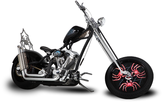 Deadliestcatch Full Orange County Choppers Photo - Chopper Motorcycle Transparent (600x332), Png Download