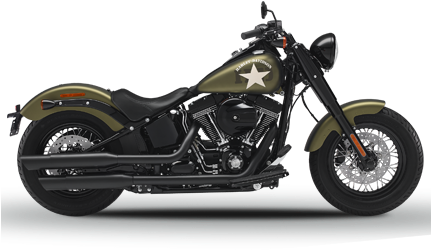 Softail - Harley Davidson (430x350), Png Download