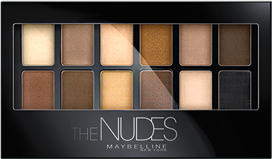 Maybelline Eye Shadow Palette - The Nudes (400x355), Png Download