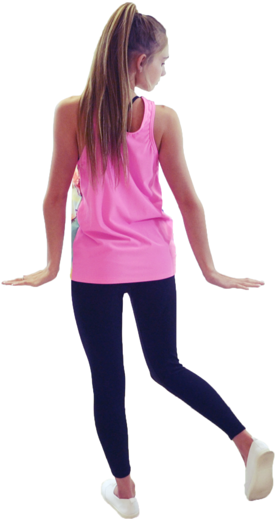 Activewear For The Dancers, Gymnasts, Yogis And Sporty - Leggings (683x1024), Png Download