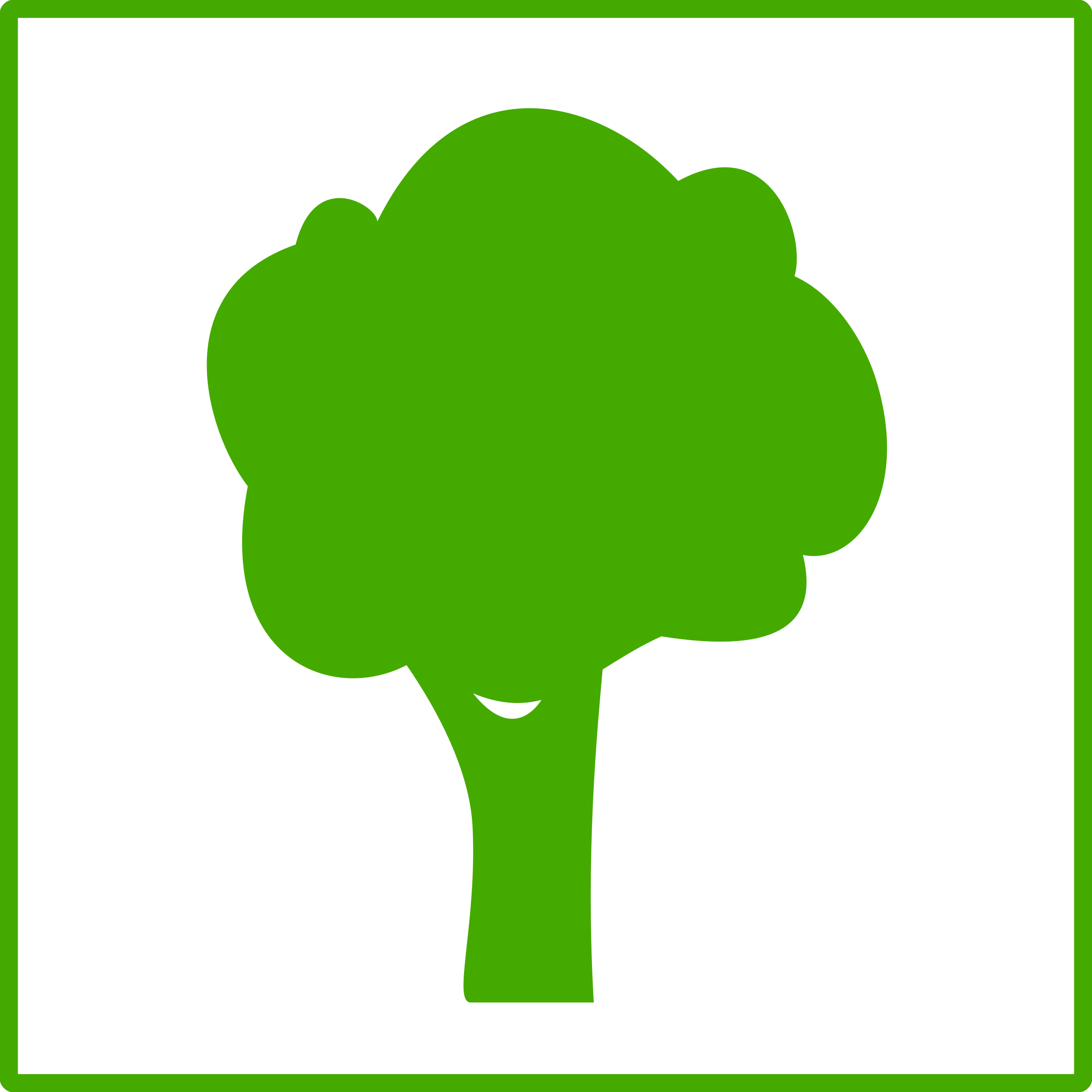 Big Image - Green Tree Icon Png (2400x2400), Png Download