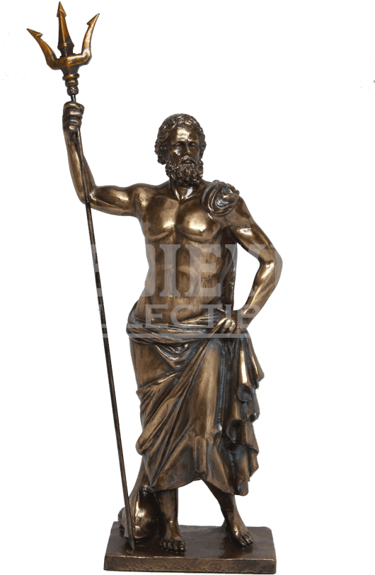 Hades God Of The Underworld Statue - Poseidon Statue (850x850), Png Download
