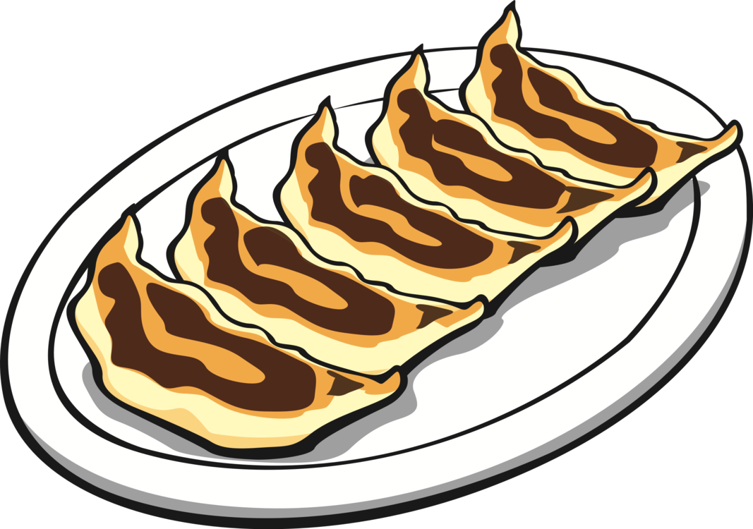 Jiaozi Chinese Cuisine Takoyaki Dumpling Computer Icons - Gyoza Clipart (1067x750), Png Download