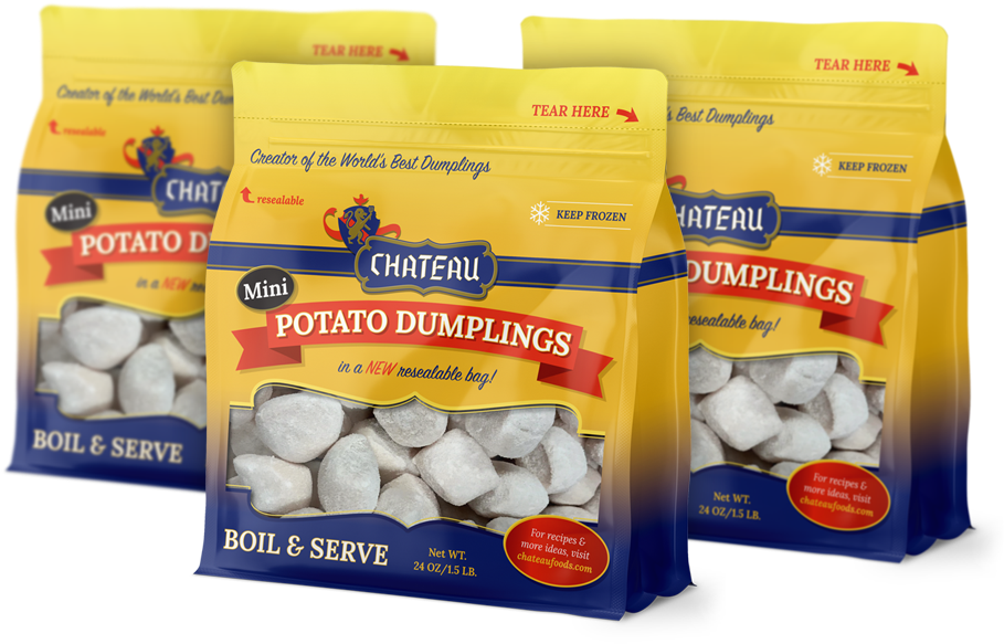 Case Of Mini Potato Dumplings - Dumplings Product (1000x659), Png Download