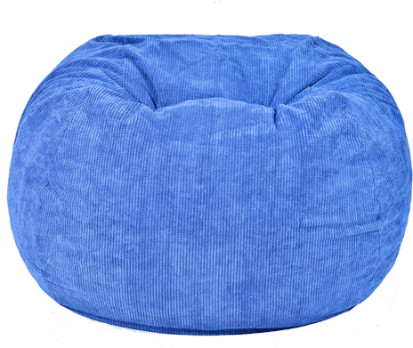 Fatsak Jamie Electric Blue - Bean Bag Chair (500x417), Png Download